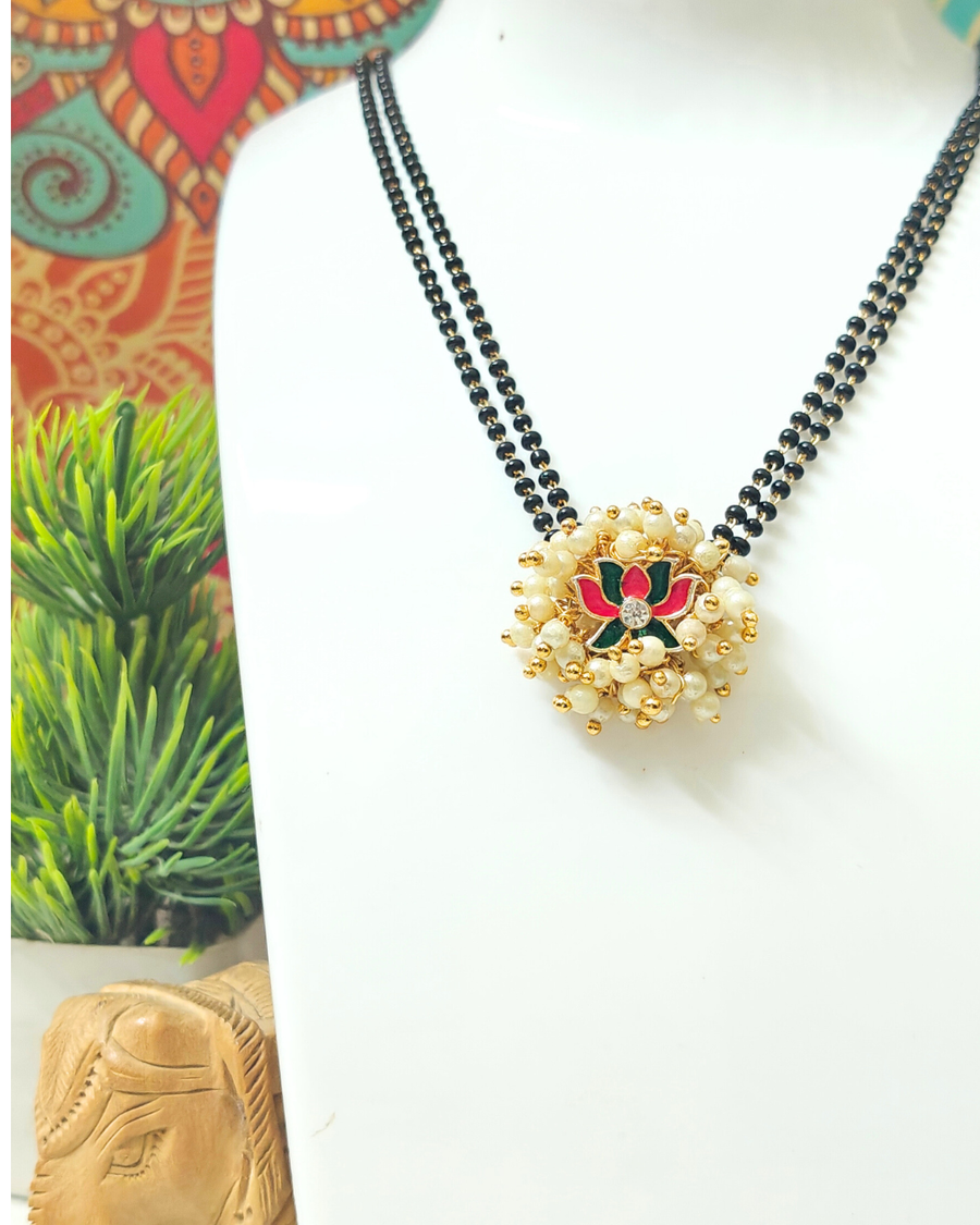 Royal Lotus Pearl Mangalsutra