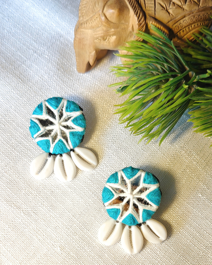 Ocean Star Shell Earrings