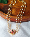 Pink Lotus Necklace