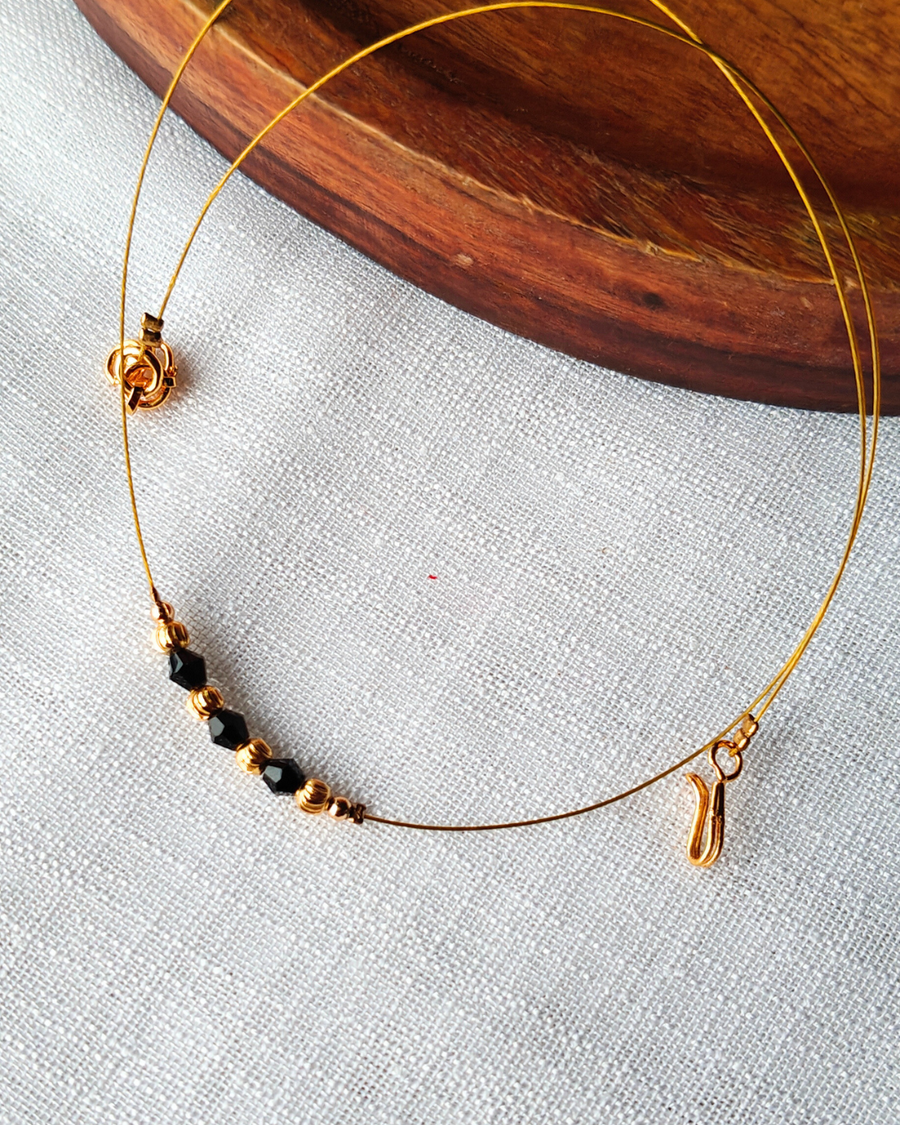 Crystal black  Invisible Mangalasutra