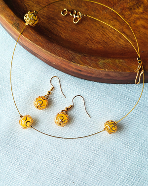 Yellow Invisible Necklace