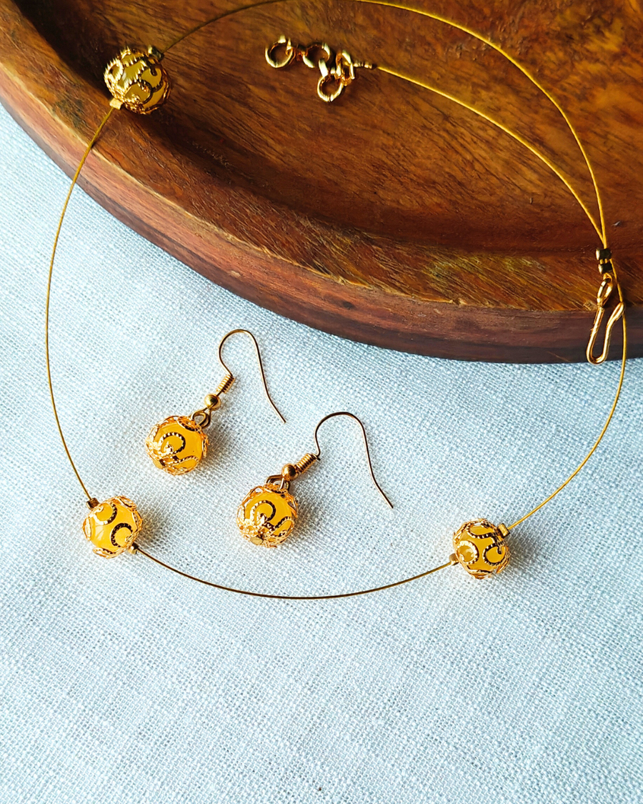 Yellow Invisible Necklace