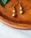 White Moti Earring