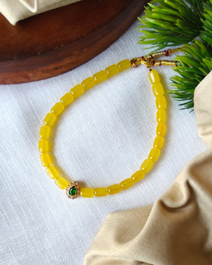 Sunara Emerald Glow Beaded Necklace