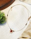 Ruby Stone Invisible Mangalsutra